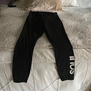 Lululemon Soulcycle 7/8 logo legging
